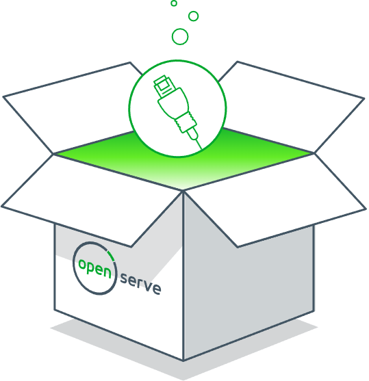 box-ethernet-green-illustration